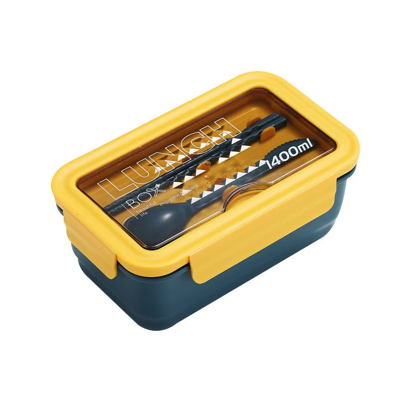 Lunchbox mit mehreren Fächern und Handyhalterung für Damen und Herren 3