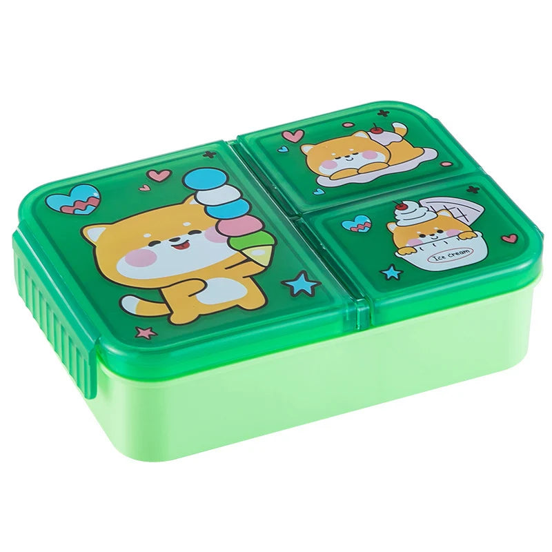 Lunchbox mit mehreren Fächern und verspieltem Design für Damen und Herren 0