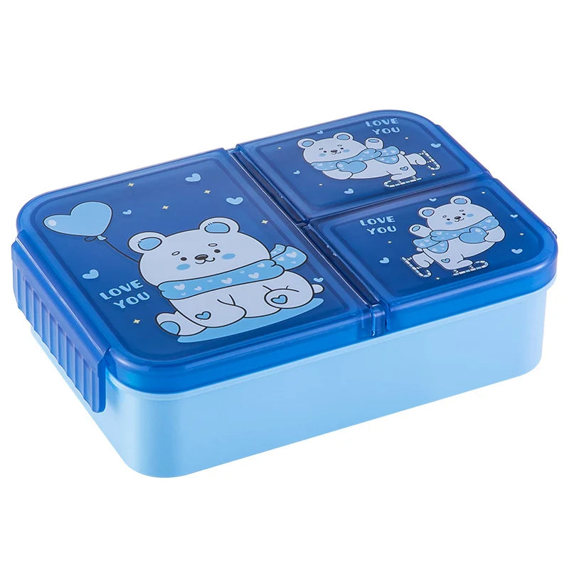 Lunchbox mit mehreren Fächern und verspieltem Design für Damen und Herren 5