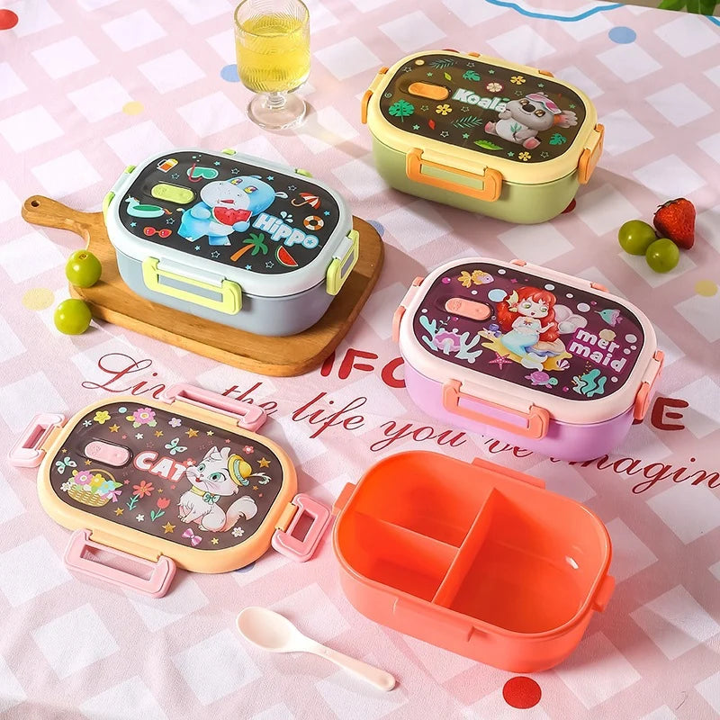 Lunchbox mit verspielten Tiermotiven für Damen und Herren 0