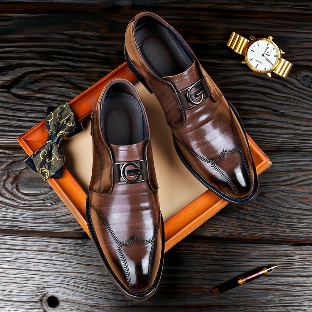 Herren Schuhe Elegantes Design Kunstleder Bequeme Passform 5