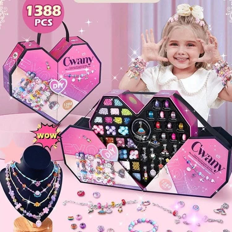 Mädchen Armband Bastelset mit Funkelnden Charms 17