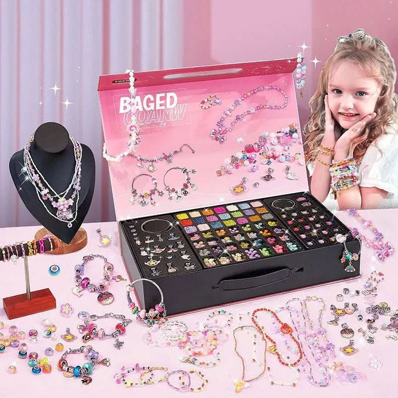 Mädchen Armband Bastelset mit Funkelnden Charms 21