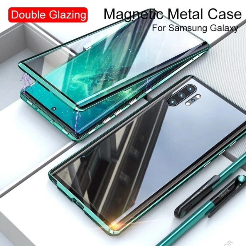 Magnetische Telefonhülle für Samsung mit Doppelseitigem Schutz 7