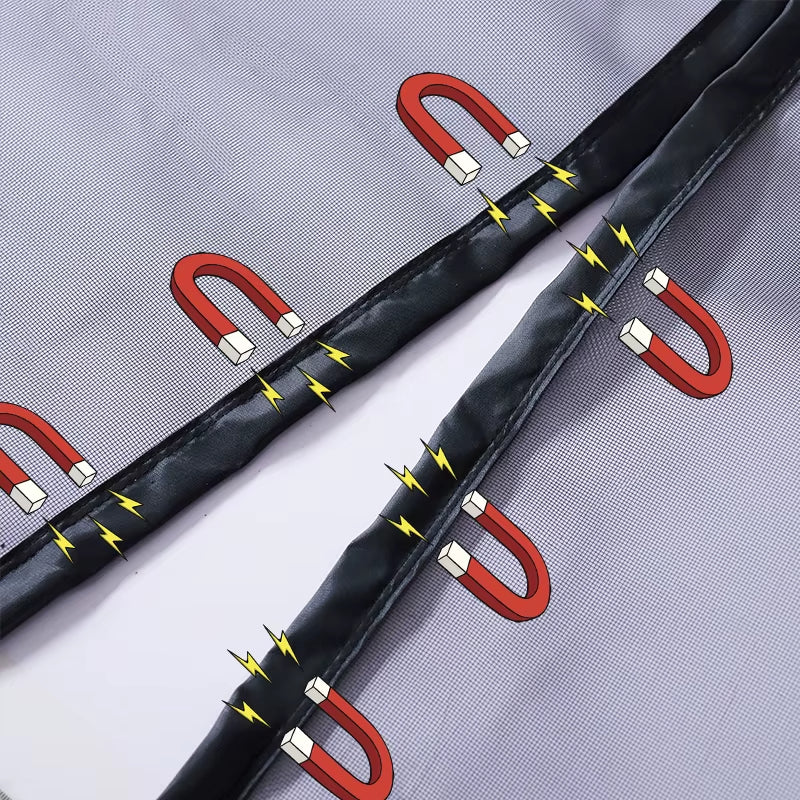 Magnetischer Insektenschutz Vorhang für Tür mit Automatischem Magnetverschluss 2