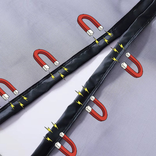 Magnetischer Insektenschutz Vorhang für Tür mit Automatischem Magnetverschluss 2