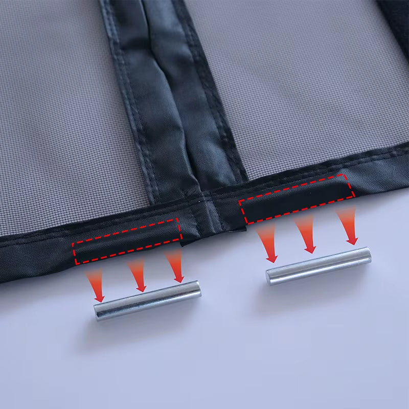 Magnetischer Insektenschutz Vorhang für Tür mit Automatischem Magnetverschluss 3