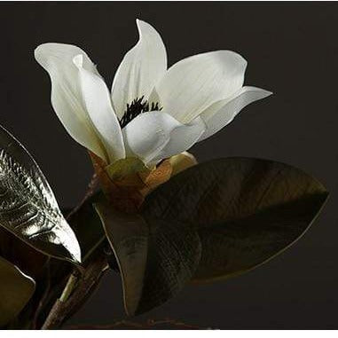Magnolien-Seidenblume für Stilvolle Dekoration - Lebensechte Blume für Hochzeiten und Wohnaccessoires 5