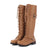 Damen Stiefel Kniehoch Wasserdicht Synthetisches Leder 1