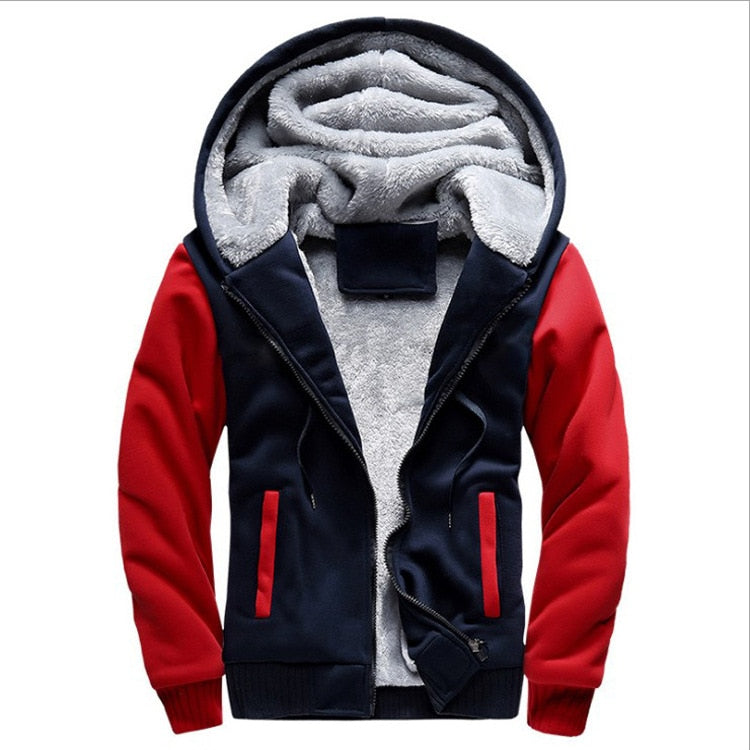 Männer Winter Fleece Jacke