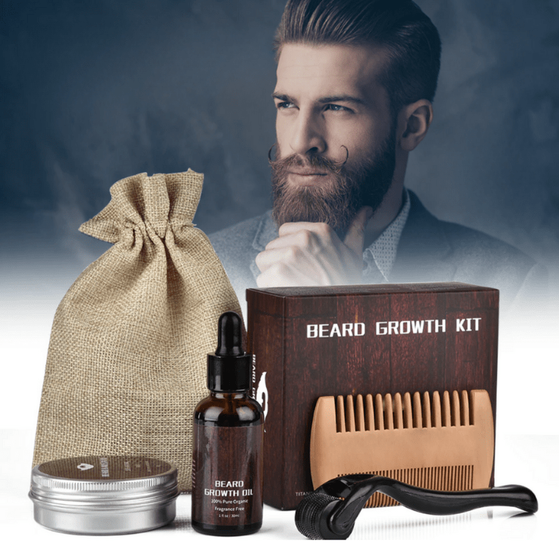 Männer Bartpflege Set Starker Bart Pflege und Styling Essentials 3