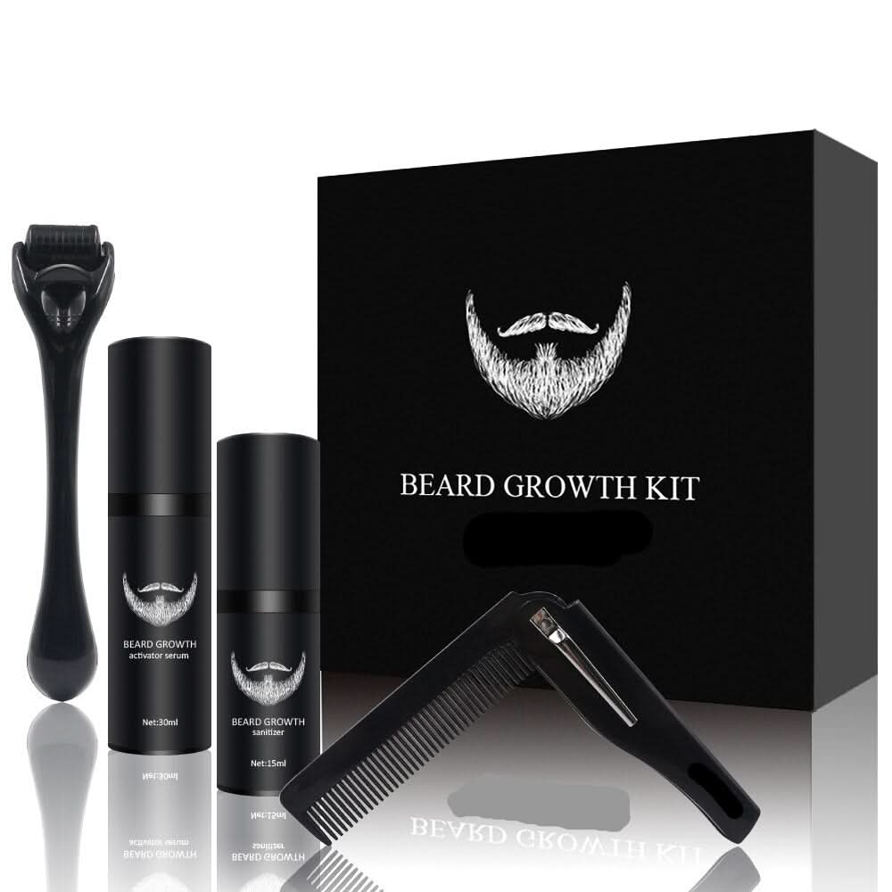 Männer Bartpflege Set Starker Bart Pflege und Styling Essentials 4