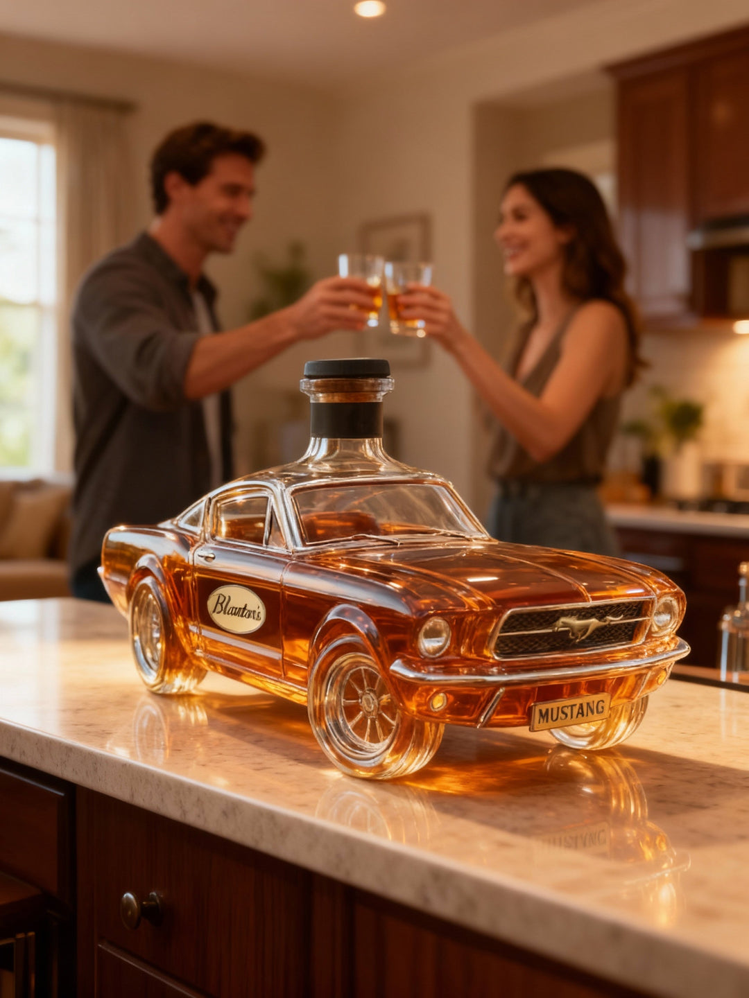 Männer Whisky Dekanter Mustang Automobildesign Dekorativ 3
