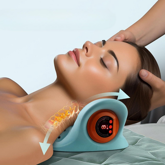 Massagegerät für Nacken und Rücken mit Wärmefunktion 0