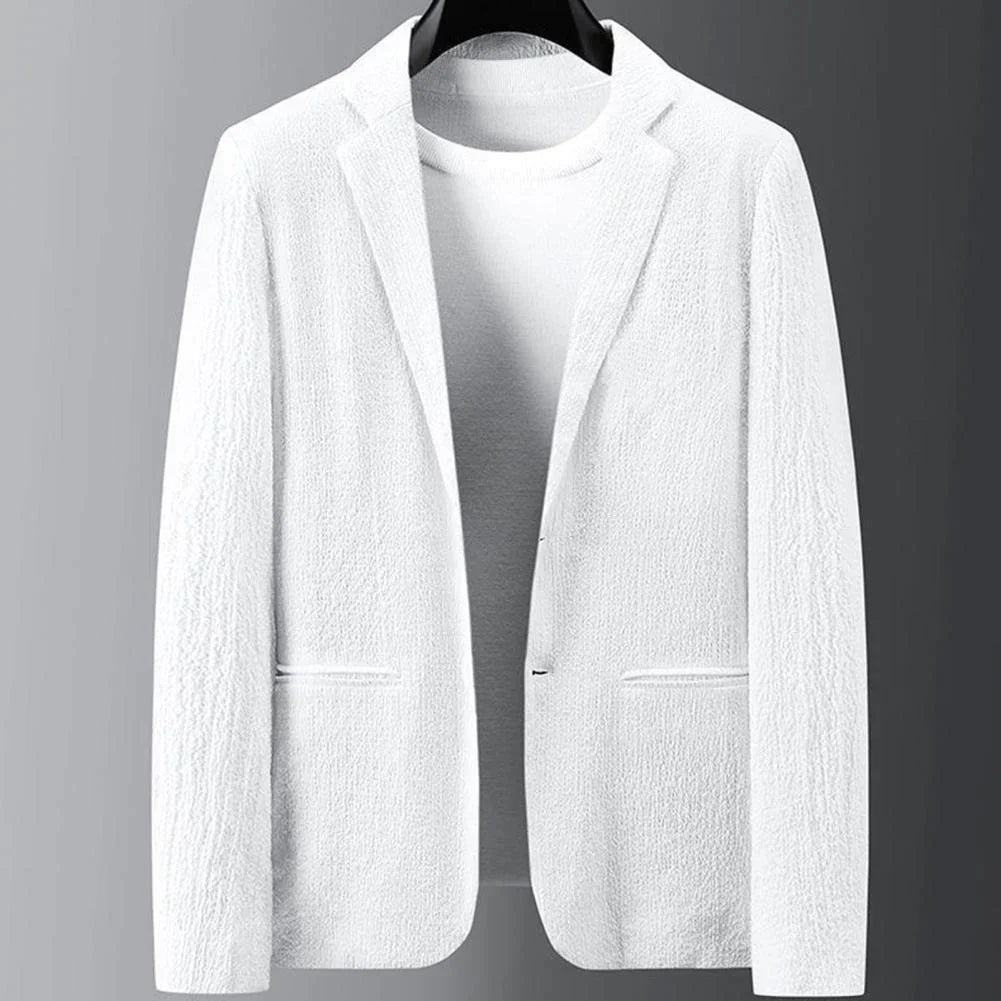 Herren Anzug Zweiteilig Lässig Blazer und Hose Hochwertige Stoffe-3