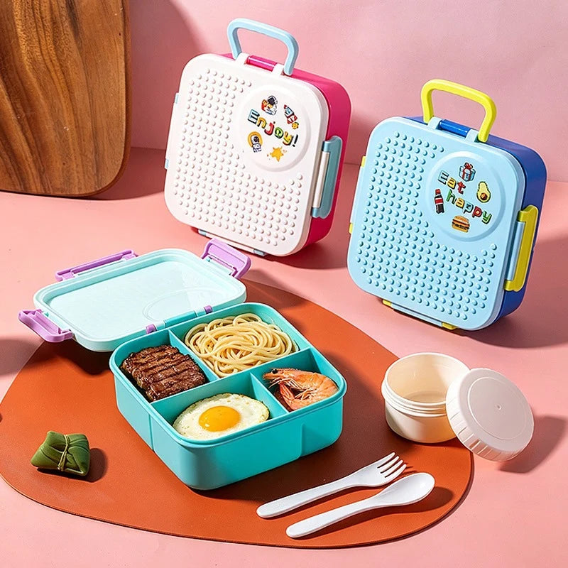 Mehrfach unterteilte Bento-Box für Damen und Herren 3