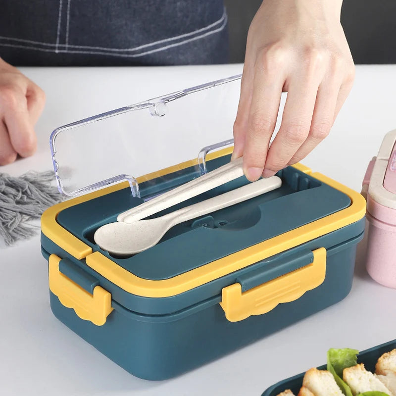Mehrteilige Bento-Box mit sicherem Verschluss für Damen und Herren 1