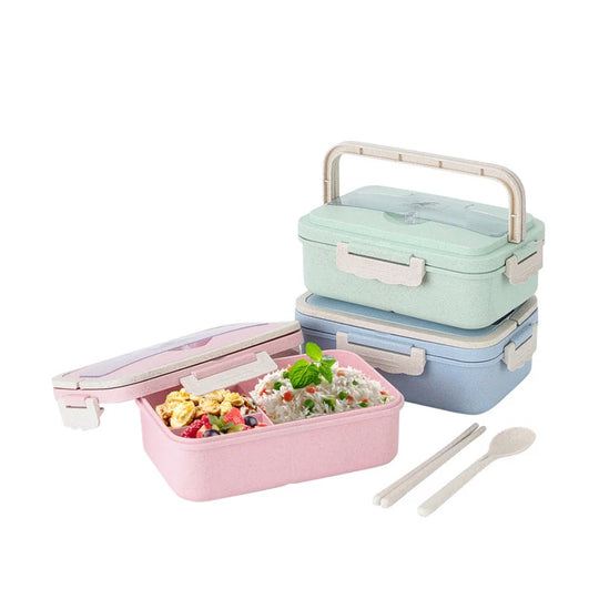 Mehrteilige Bento-Box mit sicherem Verschluss für Damen und Herren 4