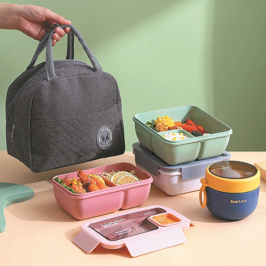 Mehrteiliger Vorratsbehälter mit Mehrkammer-Design für Damen und Herren 4