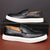 Herren Slipper Mönchsstil Schlangenleder Retro British Design 1
