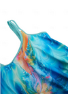 Damen Tankini Set Modischer Schnitt Schnelltrocknendes Material-3
