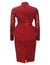 Midi-Bodycon-Paillettenkleid