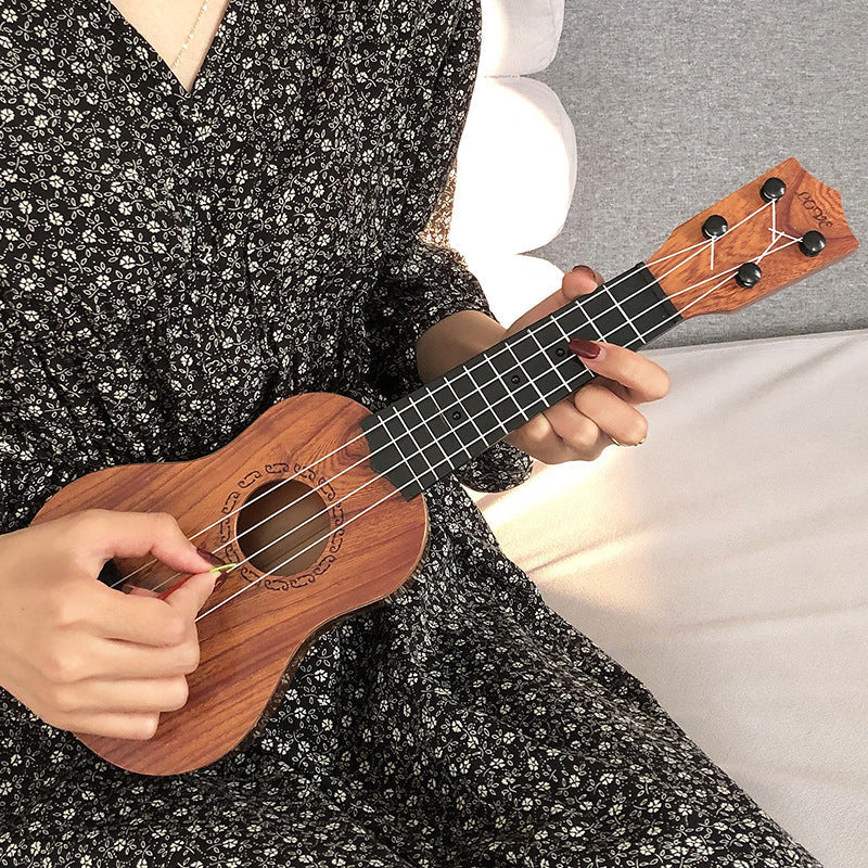 Mini Akustik-Ukulele Kompakt für Anfänger und Musiker 2