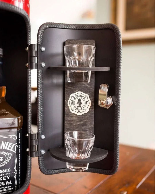 Mini Bar im Feuerlöscher-Design für kreative Getränkeaufbewahrung 5