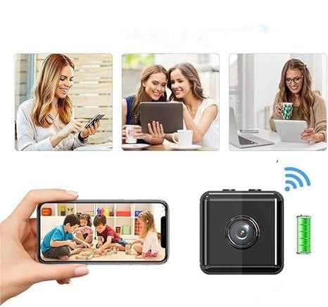 Mini Überwachungskamera Innen Außen WLAN mit Nachtsicht und Bewegungserkennung 2
