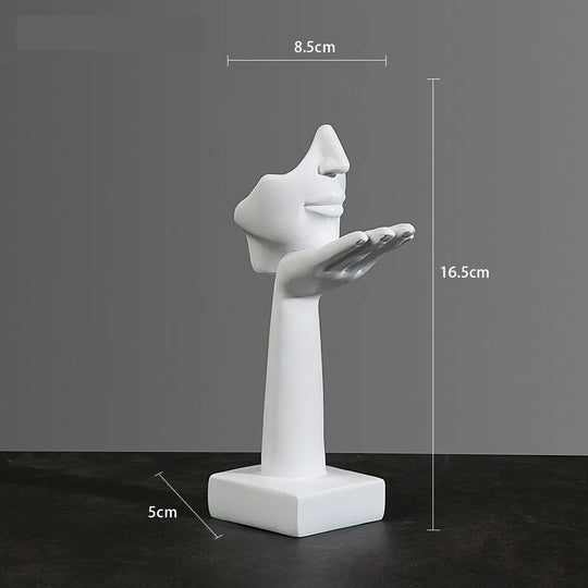 Miniaturfigur mit menschlichem Gesicht für Zuhause und Büro 18