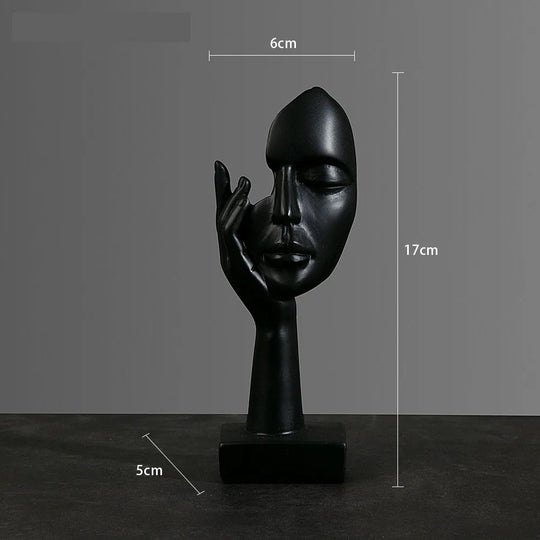 Miniaturfigur mit menschlichem Gesicht für Zuhause und Büro 6