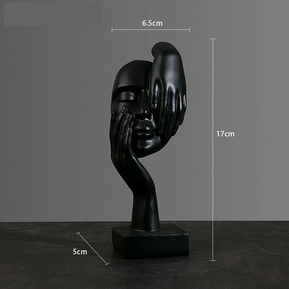 Miniaturfigur mit menschlichem Gesicht für Zuhause und Büro 8