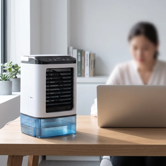 Mobile Klimaanlage mit Ultraschallkühlung und 3 Lüfterstufen für Damen und Herren 4