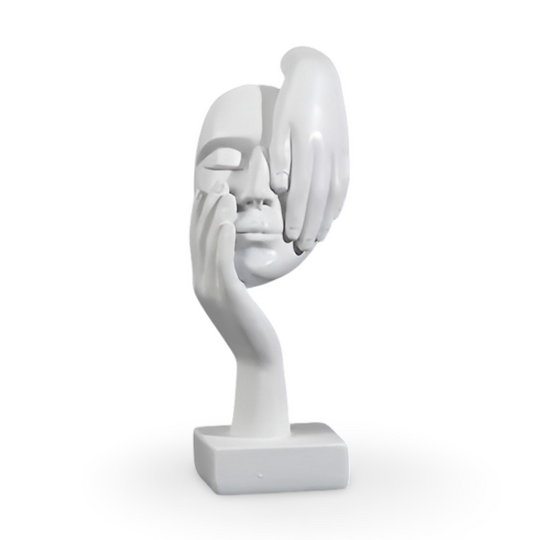 Moderne Abstrakte Denker-Skulptur für Zuhause und Büro 0