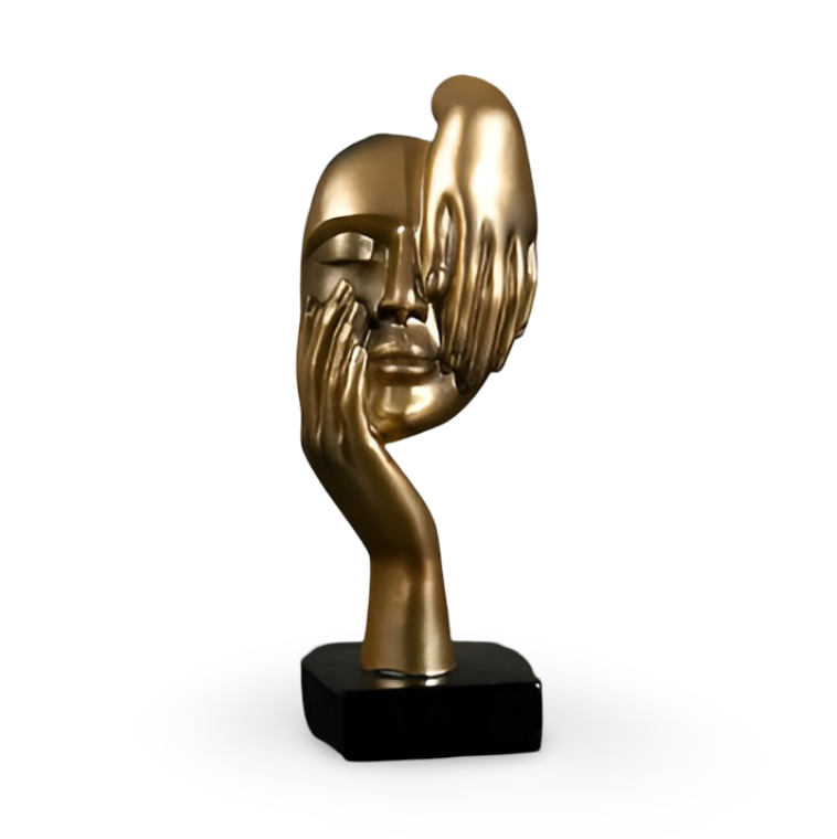 Moderne Abstrakte Denker-Skulptur für Zuhause und Büro 10