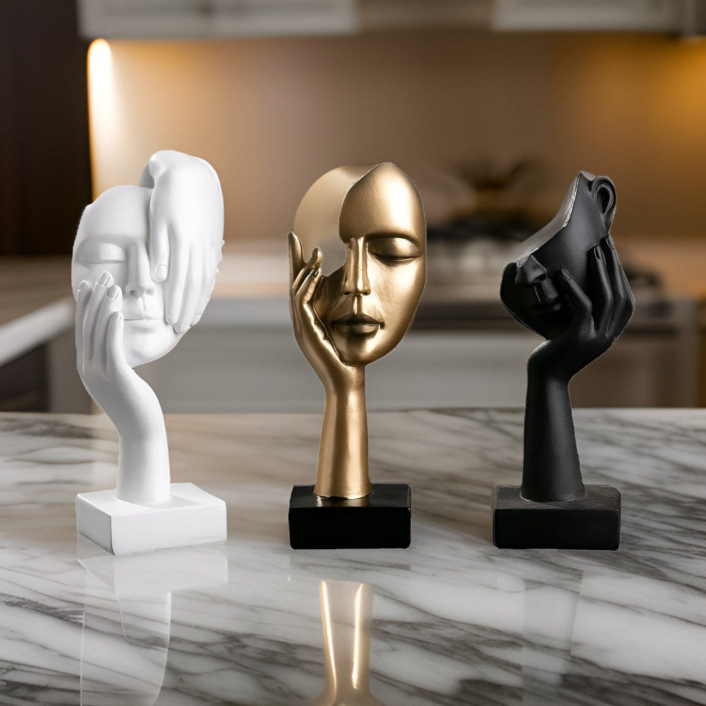 Moderne Abstrakte Denker-Skulptur für Zuhause und Büro 3