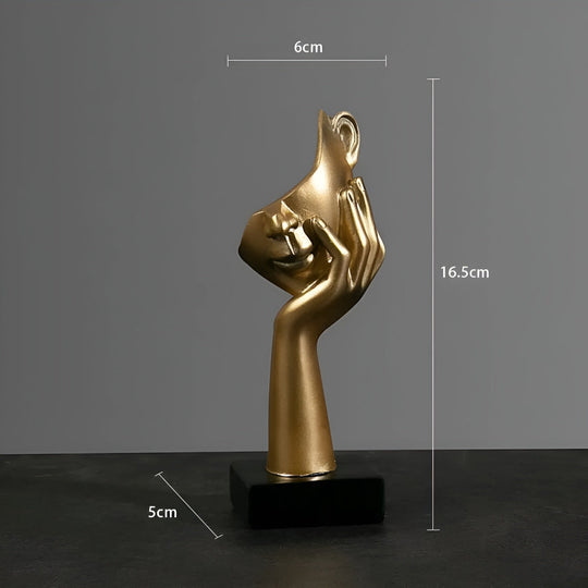 Moderne Abstrakte Denker-Skulptur für Zuhause und Büro 8