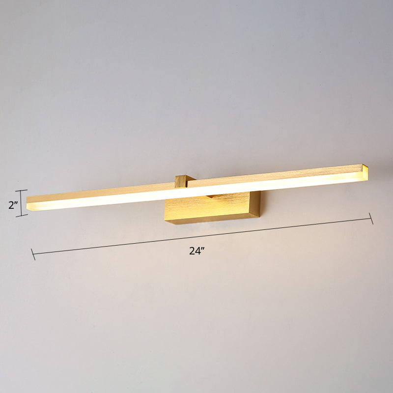 Moderne Badezimmerlampe LED Decke in Gold für Stil und Funktionalität 3