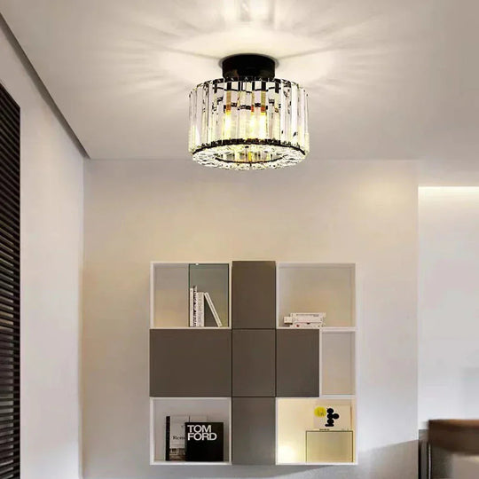Moderne Deckenleuchte mit Kristallen für Wohnzimmer und Schlafzimmer, LED Deckenlampe, Stilvolle Raumbeleuchtung 3