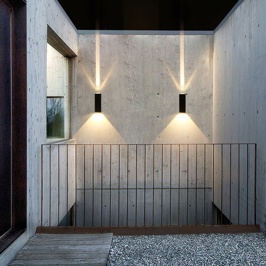 Moderne LED-Wandleuchte für den Außenbereich 10