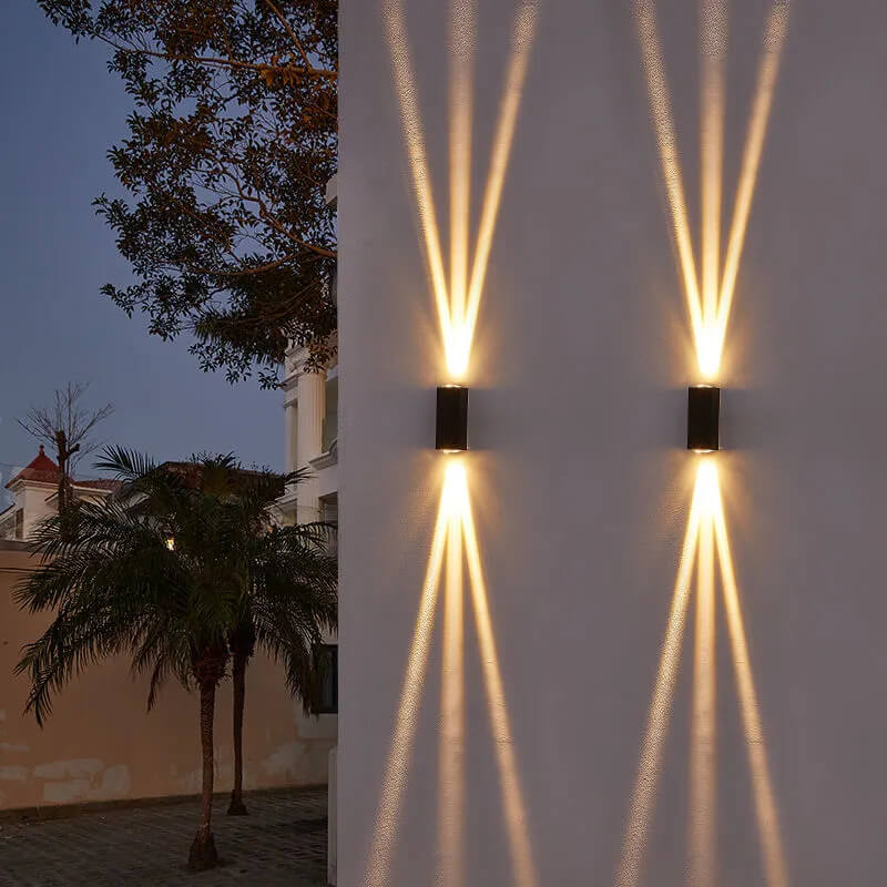 Moderne LED-Wandleuchte für den Außenbereich 12
