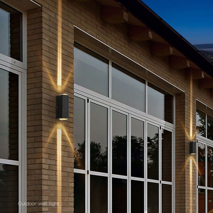 Moderne LED-Wandleuchte für den Außenbereich 8