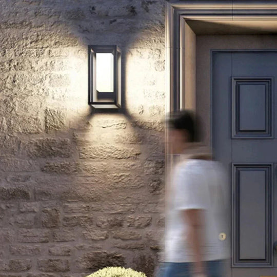 Moderne LED Wandleuchte Außen für Garten und Terrasse 3