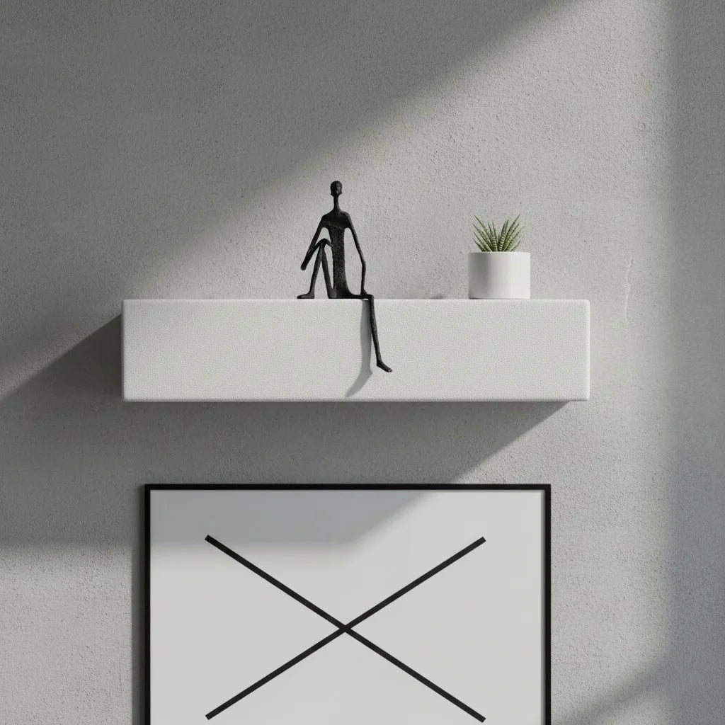 Moderne Metallfiguren Skulpturen Set für Dekoration 2
