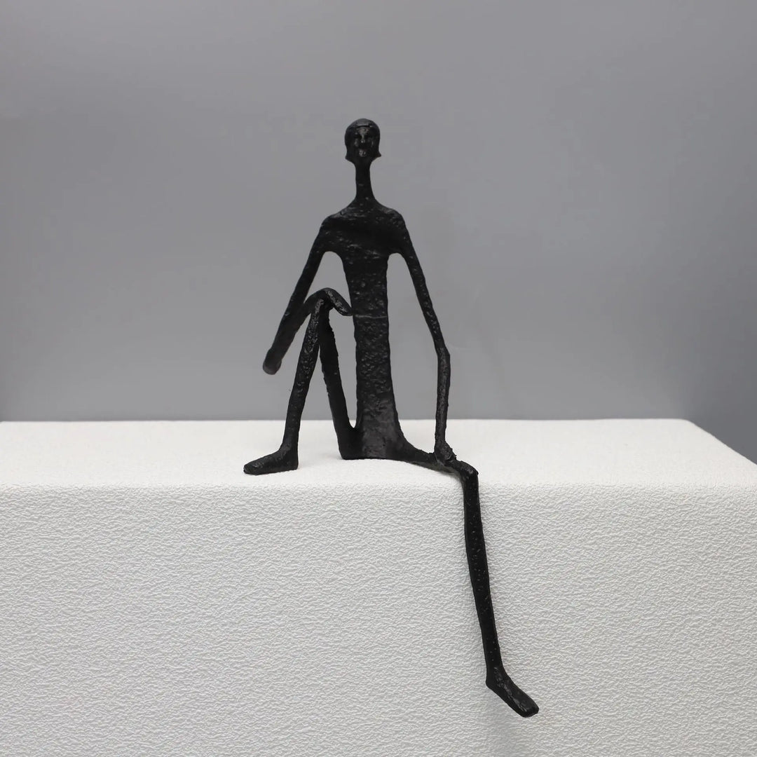 Moderne Metallfiguren Skulpturen Set für Dekoration 4
