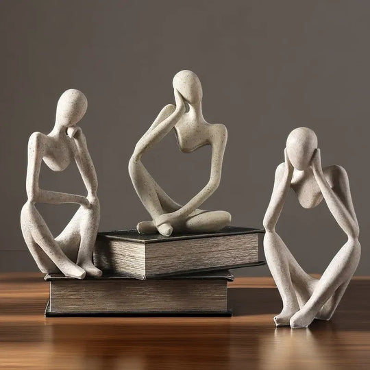 Moderne Skulptur Frau Figur für Büro und Zuhause 0