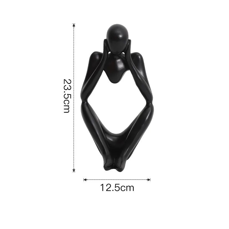 Moderne Skulptur Frau Figur für Büro und Zuhause 6