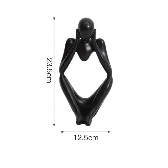Moderne Skulptur Frau Figur für Büro und Zuhause 6
