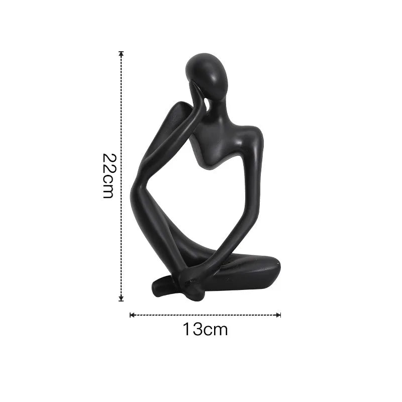 Moderne Skulptur Frau Figur für Büro und Zuhause 8
