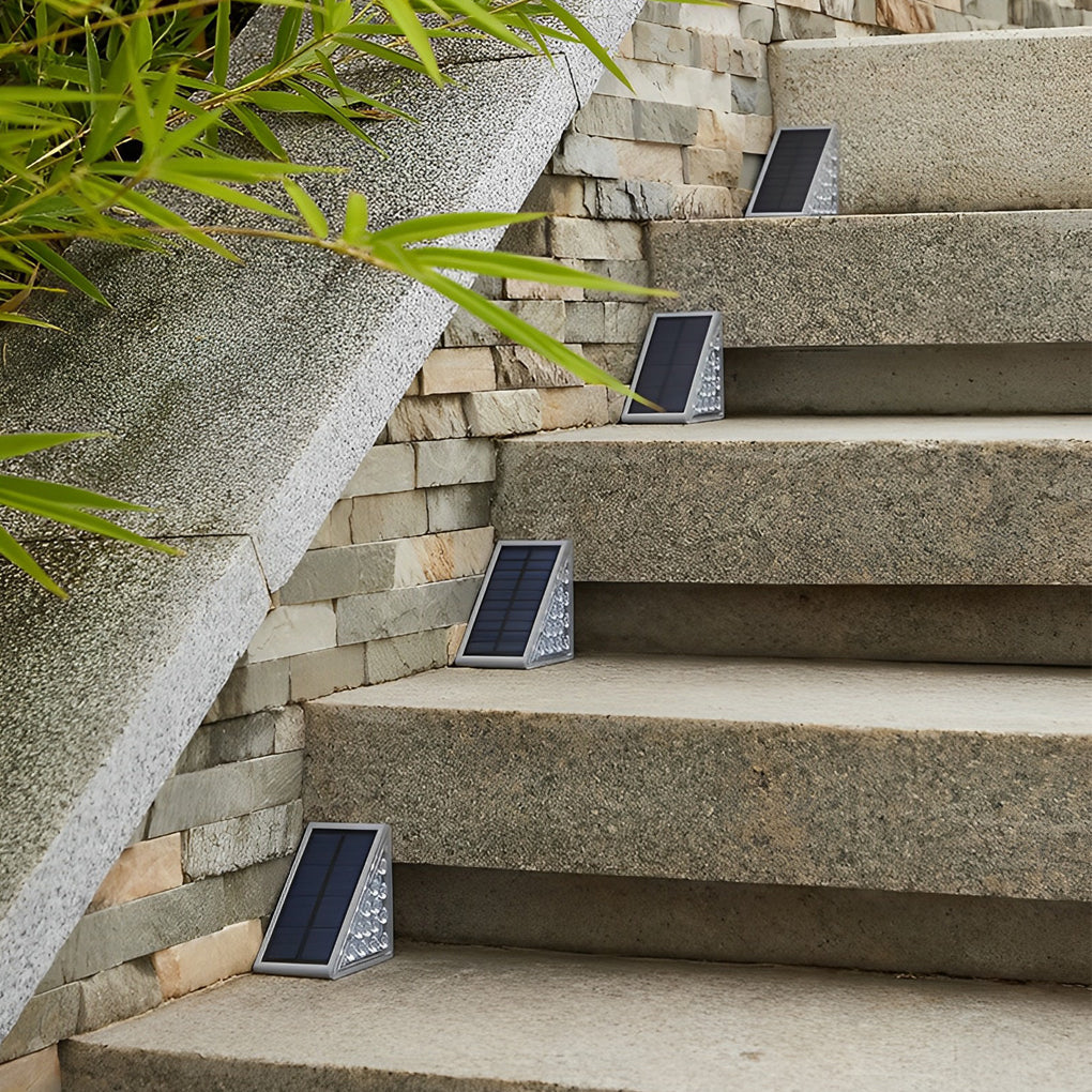 Moderne Solar-Treppenbeleuchtung Außenbeleuchtung für Haus und Garten 5